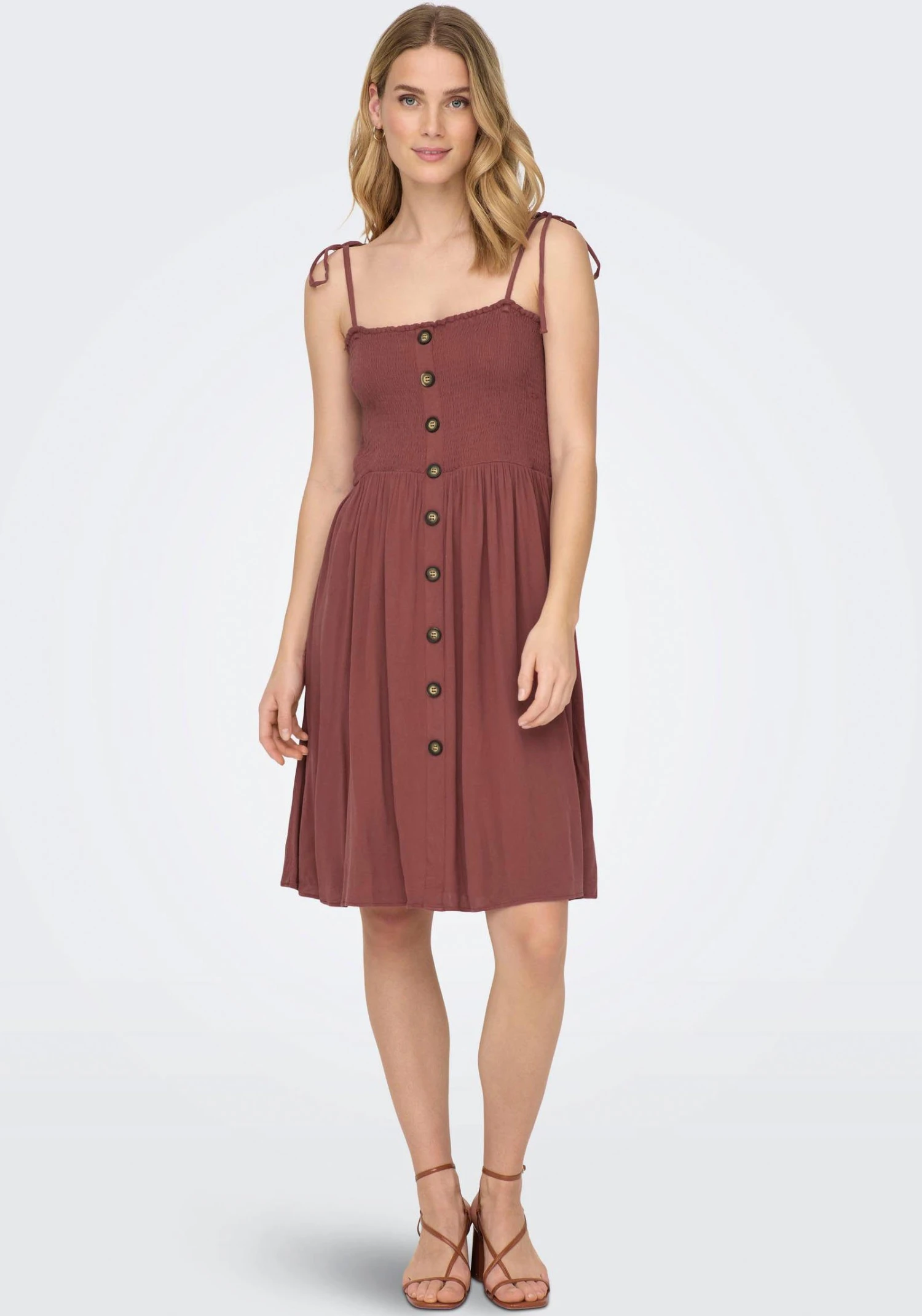 Only Mini-jurk ONLANNIKA S/L SMOCK DRESS WVN NOOS 6 Only Mini-jurk ONLANNIKA S/L SMOCK DRESS WVN NOOS - Afbeelding 4