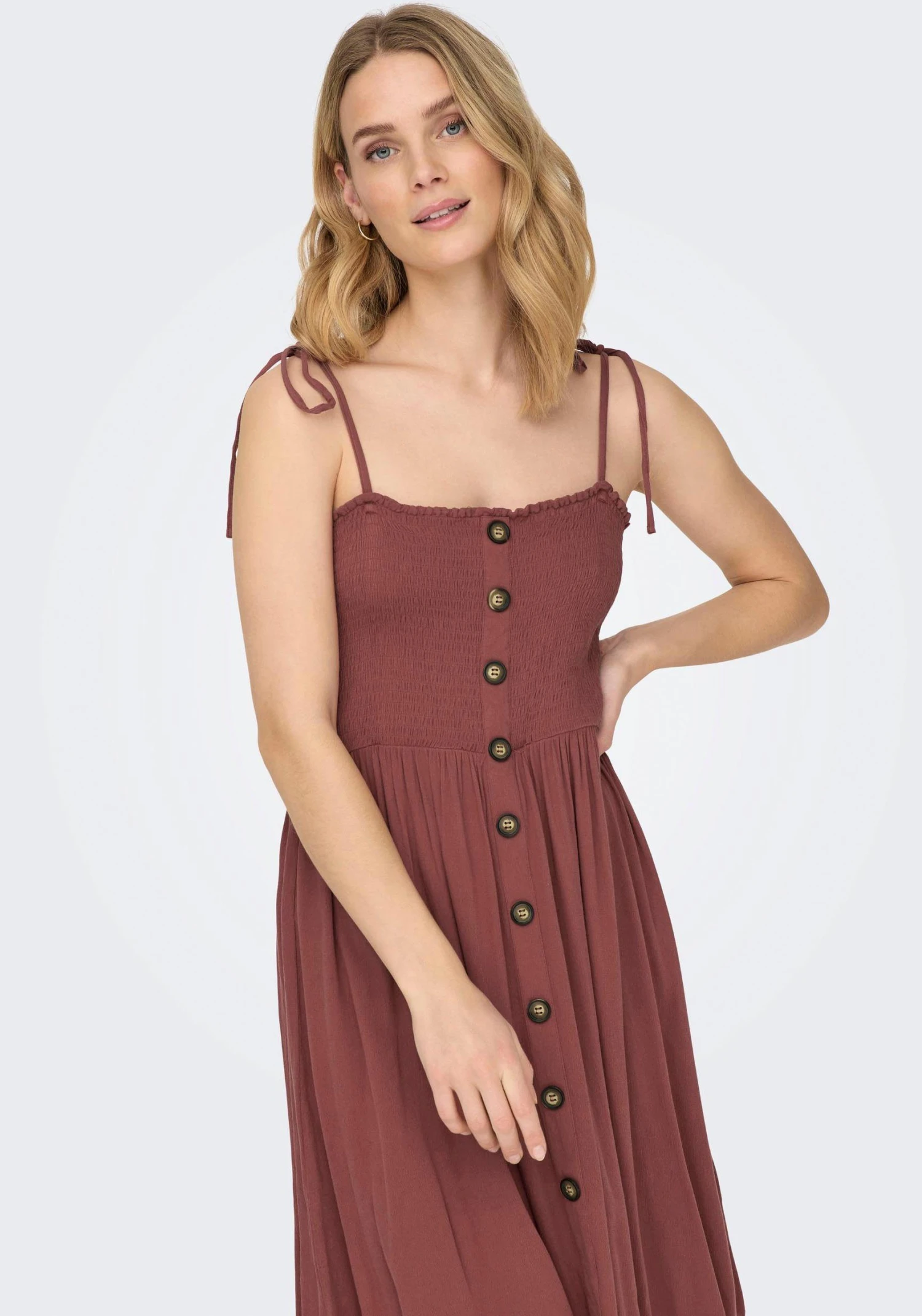 Only Mini-jurk ONLANNIKA S/L SMOCK DRESS WVN NOOS 3 Only Mini-jurk ONLANNIKA S/L SMOCK DRESS WVN NOOS