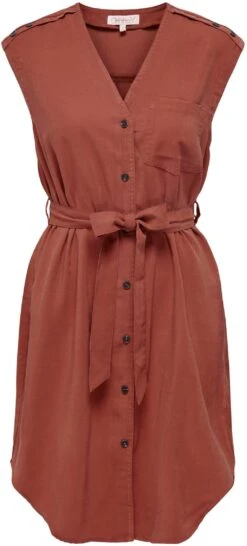 Only Mini-jurk ONLARIS LIFE S/L SHORT BELT DRESS PNT