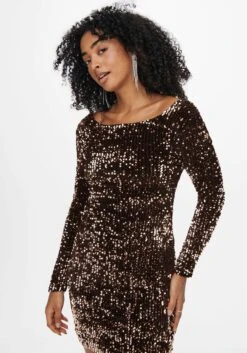 Only Mini-jurk ONLCONFIDENCE L/S SEQUINS DRESS JRS -TrendyTijd Verkoop only mini jurk onlconfidence l s sequins dress jrs 5