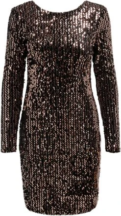Only Mini-jurk ONLCONFIDENCE L/S SEQUINS DRESS JRS -TrendyTijd Verkoop only mini jurk onlconfidence l s sequins dress jrs 8