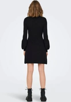 Only Mini-jurk ONLIBI LS O-NECK DRESS CC KNT -TrendyTijd Verkoop only mini jurk onlibi ls o neck dress cc knt zwart 5