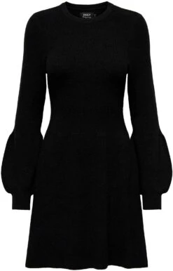 Only Mini-jurk ONLIBI LS O-NECK DRESS CC KNT -TrendyTijd Verkoop only mini jurk onlibi ls o neck dress cc knt zwart 8