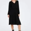 Only Mini-jurk ONLMETTE LS V-NECK SMOCK DRESS -TrendyTijd Verkoop only mini jurk onlmette ls v neck smock dress zwart 2