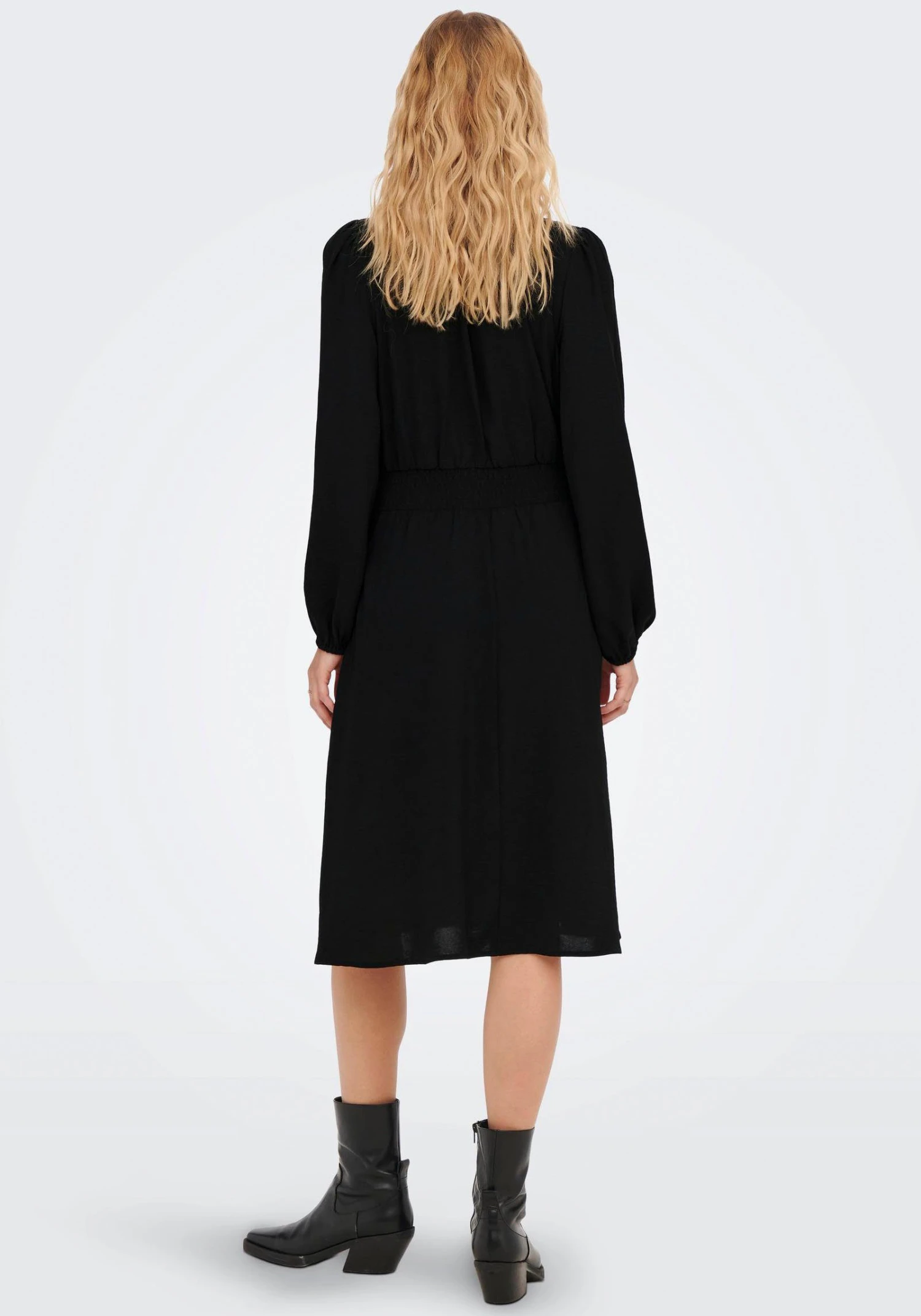 Only Mini-jurk ONLMETTE LS V-NECK SMOCK DRESS 4 Only Mini-jurk ONLMETTE LS V-NECK SMOCK DRESS - Afbeelding 2