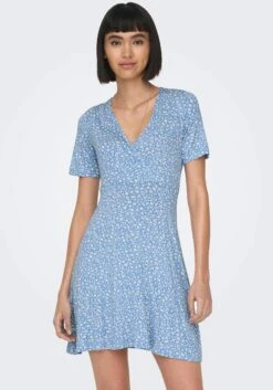Laura Scott Gedessineerde Jurk -TrendyTijd Verkoop only mini jurk onlverona s s short dress jrs noos 12