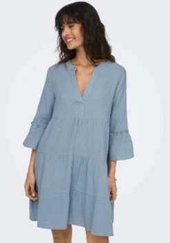 United Colors Of Benetton Gedessineerde Jurk DRESS Woven -TrendyTijd Verkoop only tuniekjurk onlthyra peplon dress noos wvn 4