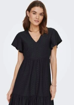 Garcia Jurk Met Overhemdkraag -TrendyTijd Verkoop only zomerjurk onlsandra s s v neck dress jrs