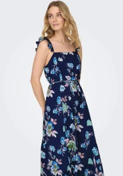 Tommy Hilfiger Curve Midi-jurk CRV REG STRIPE MIDI O-NK DRS SS (set, Met Bindstrik) -TrendyTijd Verkoop only zomerjurk onlzora life s l midi belt dress ptm 2