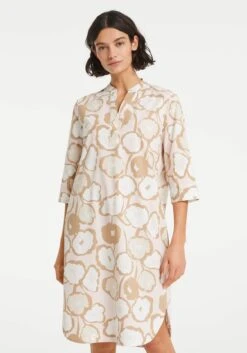 G-Star RAW Jurk Met Overhemdkraag Long Shirt Jurk 32 G-Star RAW Jurk Met Overhemdkraag Long Shirt Jurk -TrendyTijd Verkoop opus gedessineerde jurk wandro floral met modieus abstracte flower print beige 1