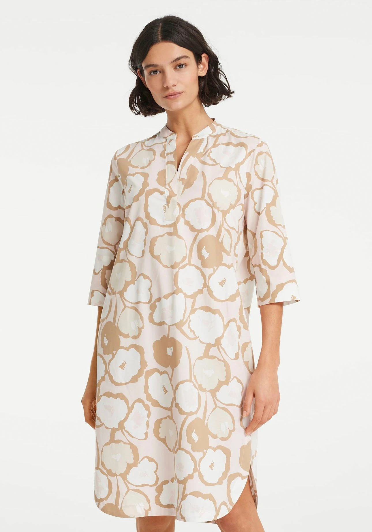 OPUS Gedessineerde Jurk Wandro Floral Met Modieus Abstracte Flower-print 3 OPUS Gedessineerde Jurk Wandro Floral Met Modieus Abstracte Flower-print