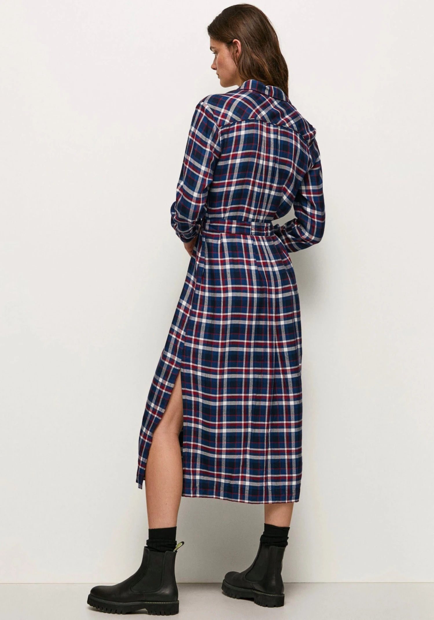 Pepe Jeans Geruite Jurk Olena (1-delig) 4 Pepe Jeans Geruite Jurk Olena (1-delig) - Afbeelding 2