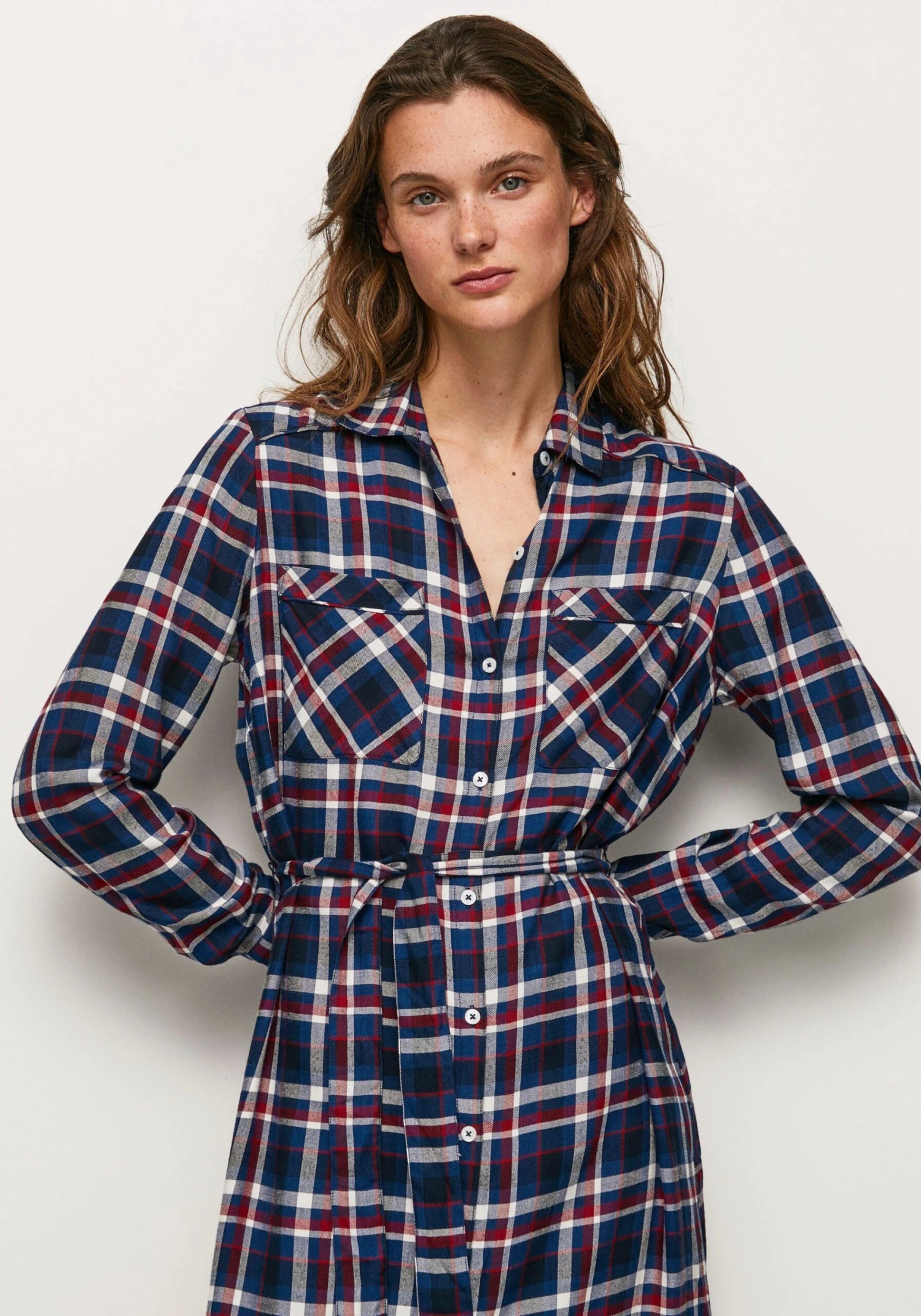 Pepe Jeans Geruite Jurk Olena (1-delig) 5 Pepe Jeans Geruite Jurk Olena (1-delig) - Afbeelding 3