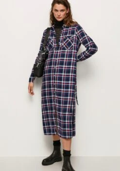 Pepe Jeans Geruite Jurk Olena (1-delig) 24 Pepe Jeans Geruite Jurk Olena (1-delig) -TrendyTijd Verkoop pepe jeans geruite jurk olena 1 delig blauw 4