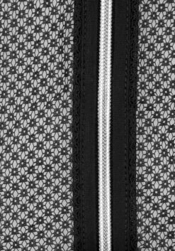 Petite Fleur Gold Jurk Van Netstof Transparant Materiaal Met Ritssluiting Voor -TrendyTijd Verkoop petite fleur gold jurk van netstof transparant materiaal met ritssluiting voor zwart 3