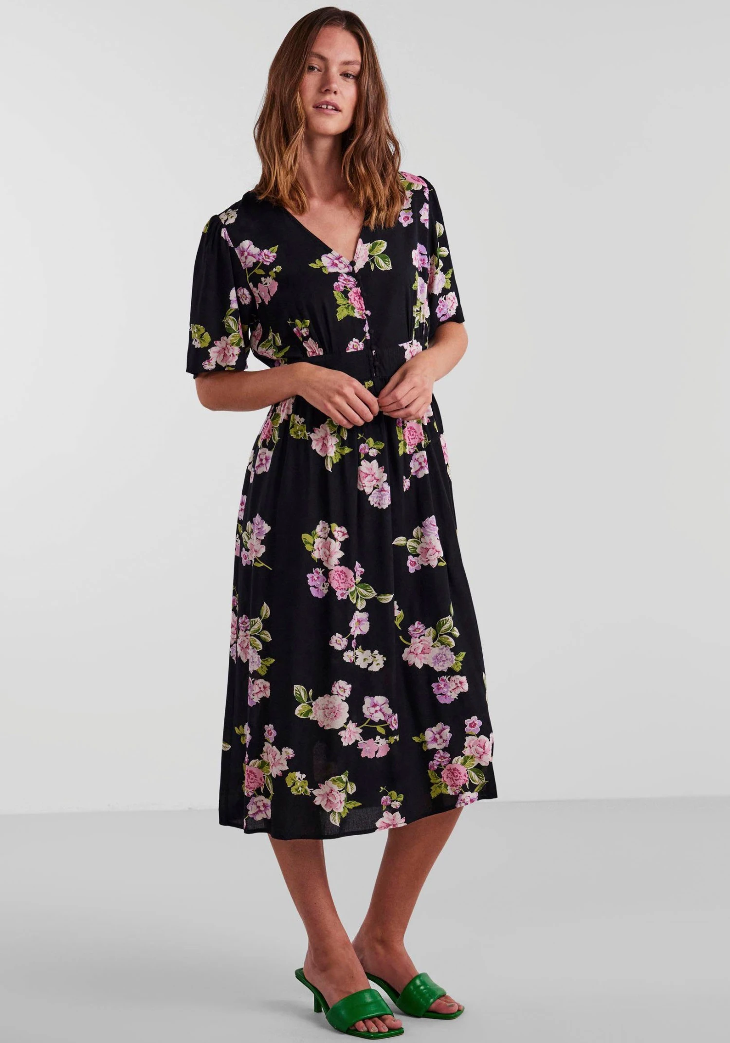 Pieces Gedessineerde Jurk PCTALA SS MIDI DRESS NOOS BC 8 Pieces Gedessineerde Jurk PCTALA SS MIDI DRESS NOOS BC - Afbeelding 6