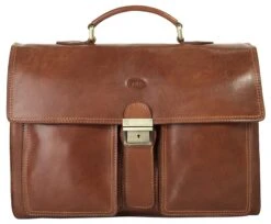 Laura Scott Jurk Met Overhemdkraag -TrendyTijd Verkoop pike aktetas echt leer made in italy bruin 2