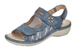 Vivance Mini-jurk Met Gedessineerde Top -TrendyTijd Verkoop remonte sandalen blauw