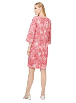 RICK CARDONA By Heine Gedessineerde Jurk -TrendyTijd Verkoop rick cardona by heine gedessineerde jurk rood 2