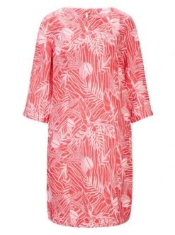 RICK CARDONA By Heine Gedessineerde Jurk -TrendyTijd Verkoop rick cardona by heine gedessineerde jurk rood 3