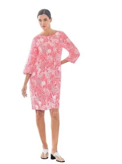 Esprit Gedessineerde Jurk -TrendyTijd Verkoop rick cardona by heine gedessineerde jurk rood 4