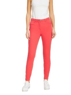 Tom Tailor Gedessineerde Jurk Met Een V-hals En Bindceintuur In De Taille -TrendyTijd Verkoop rick cardona by heine skinny jeans 1 delig rood