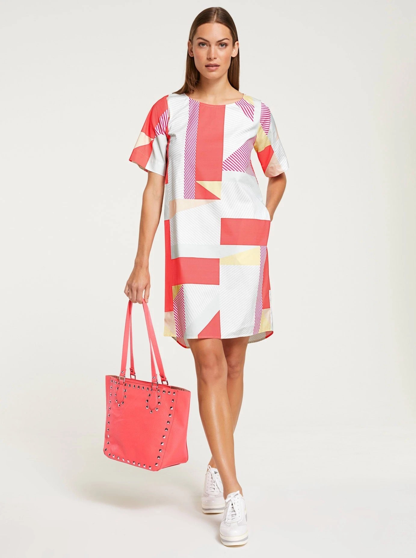 RICK CARDONA By Heine Zomerjurk Gedessineerde Jurk 7 RICK CARDONA By Heine Zomerjurk Gedessineerde Jurk - Afbeelding 5