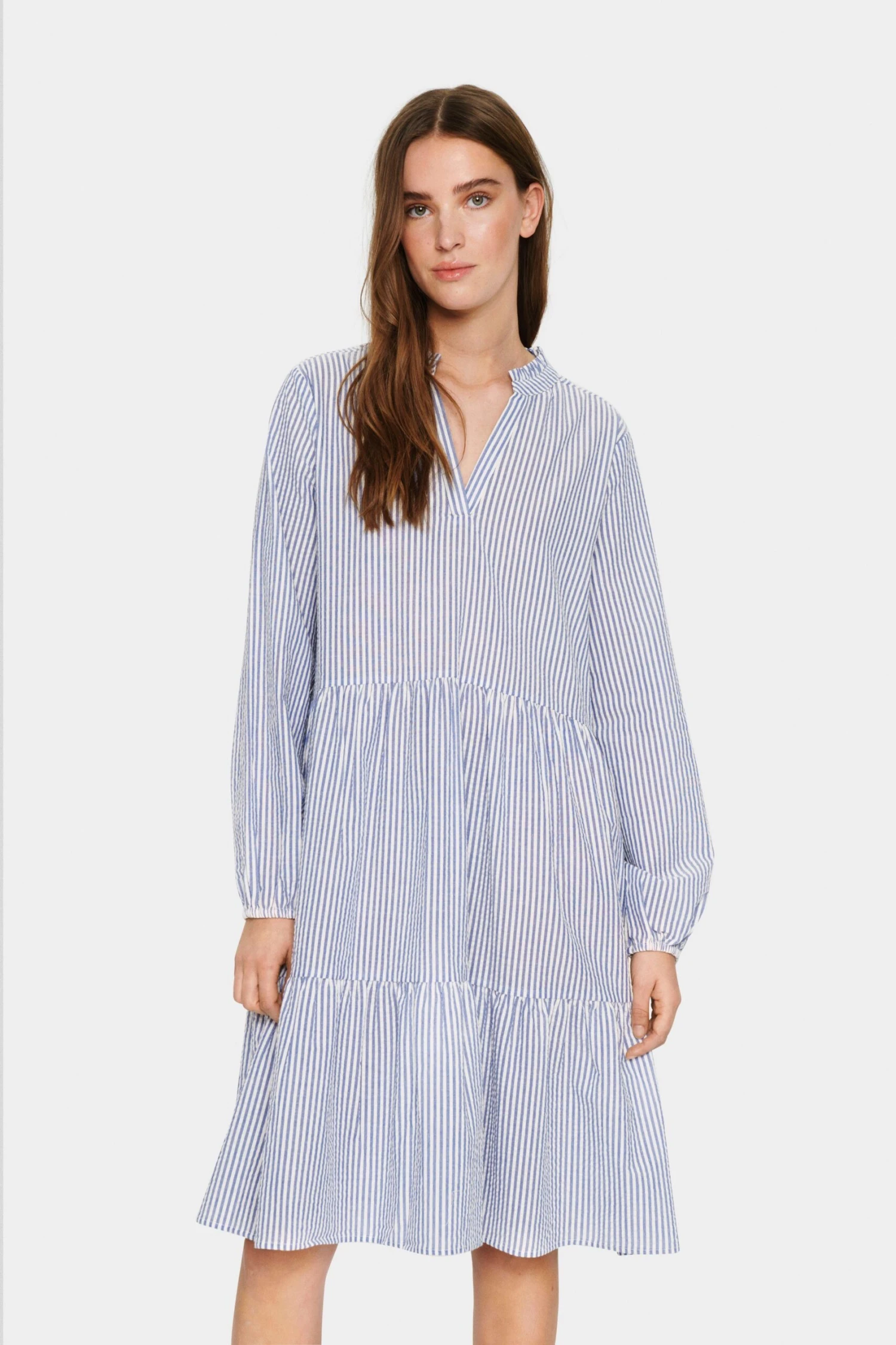 Vero Moda Mini-jurk VMGOLD RIB SS O-NECK SHORT DRESS 5 Vero Moda Mini-jurk VMGOLD RIB SS O-NECK SHORT DRESS - Afbeelding 3