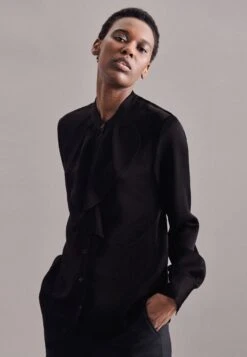 Le Temps Des Cerises Jurk Met Overhemdkraag ELLIOTT 24 Le Temps Des Cerises Jurk Met Overhemdkraag ELLIOTT -TrendyTijd Verkoop seidensticker klassieke blouse zwarte roos lange mouwen ronde hals uni zwart