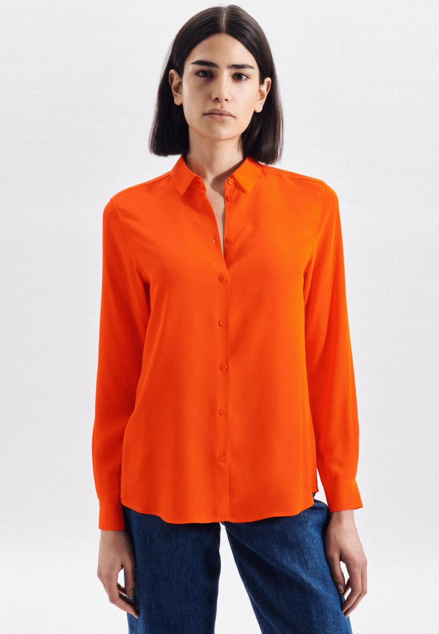 Eterna Jurk Met Overhemdkraag Regular Fit 11 Eterna Jurk Met Overhemdkraag Regular Fit - Afbeelding 9