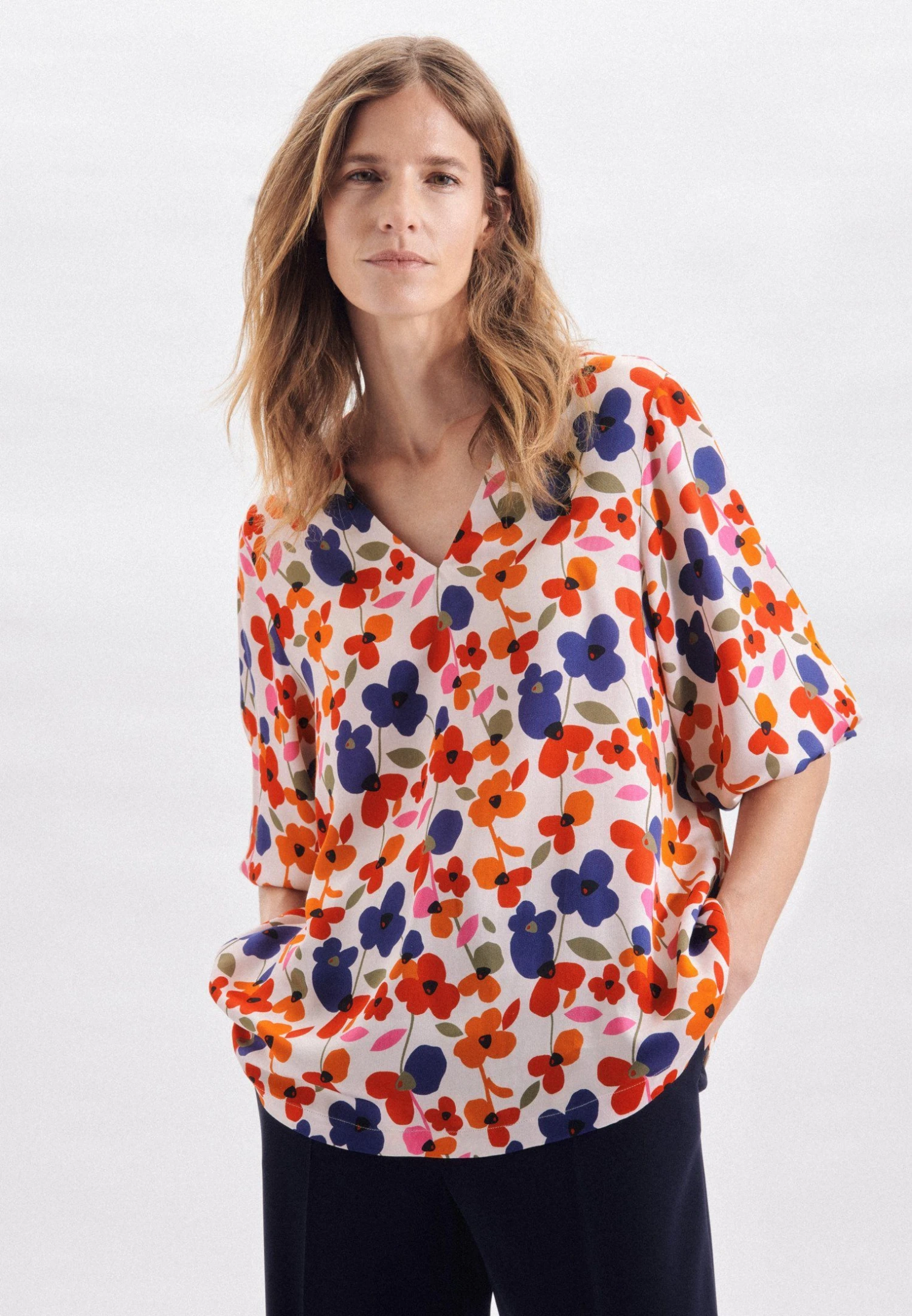 Ambria Gedessineerde Jurk Jerseyjurk 16 Ambria Gedessineerde Jurk Jerseyjurk - Afbeelding 14