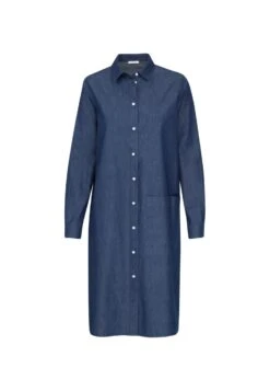 Only Mini-jurk ONLMIA BIKER DRESS CC OTW -TrendyTijd Verkoop seidensticker zomerjurk zwarte roos lange mouwen kraag uni blauw 1