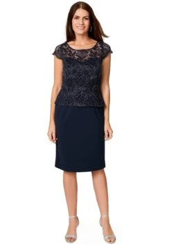 STREET ONE Gedessineerde Jurk -TrendyTijd Verkoop select by hermann lange 2 in 1 jurk hermann lange select blauw