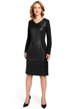 Only Mini-jurk ONLZIGGY 3/4 SHINE DRESS SWT 21 Only Mini-jurk ONLZIGGY 3/4 SHINE DRESS SWT -TrendyTijd Verkoop select by hermann lange jerseyjurk 6