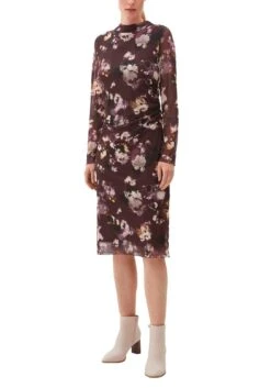 HaILYS Midi-jurk In Wikkellook -TrendyTijd Verkoop soliver black label midi jurk 9