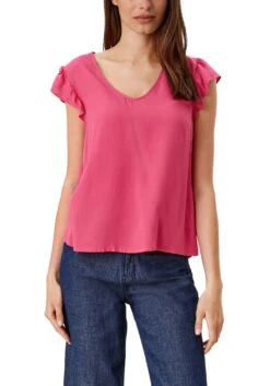 RICK CARDONA By Heine Jurk In A-lijn Jurk -TrendyTijd Verkoop soliver blouse met korte mouwen met motiefstructuur roze