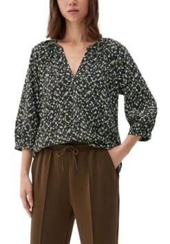 CREATION L PREMIUM Zomerjurk Zijde-jurk 31 CREATION L PREMIUM Zomerjurk Zijde-jurk -TrendyTijd Verkoop soliver gedessineerde blouse groen 1