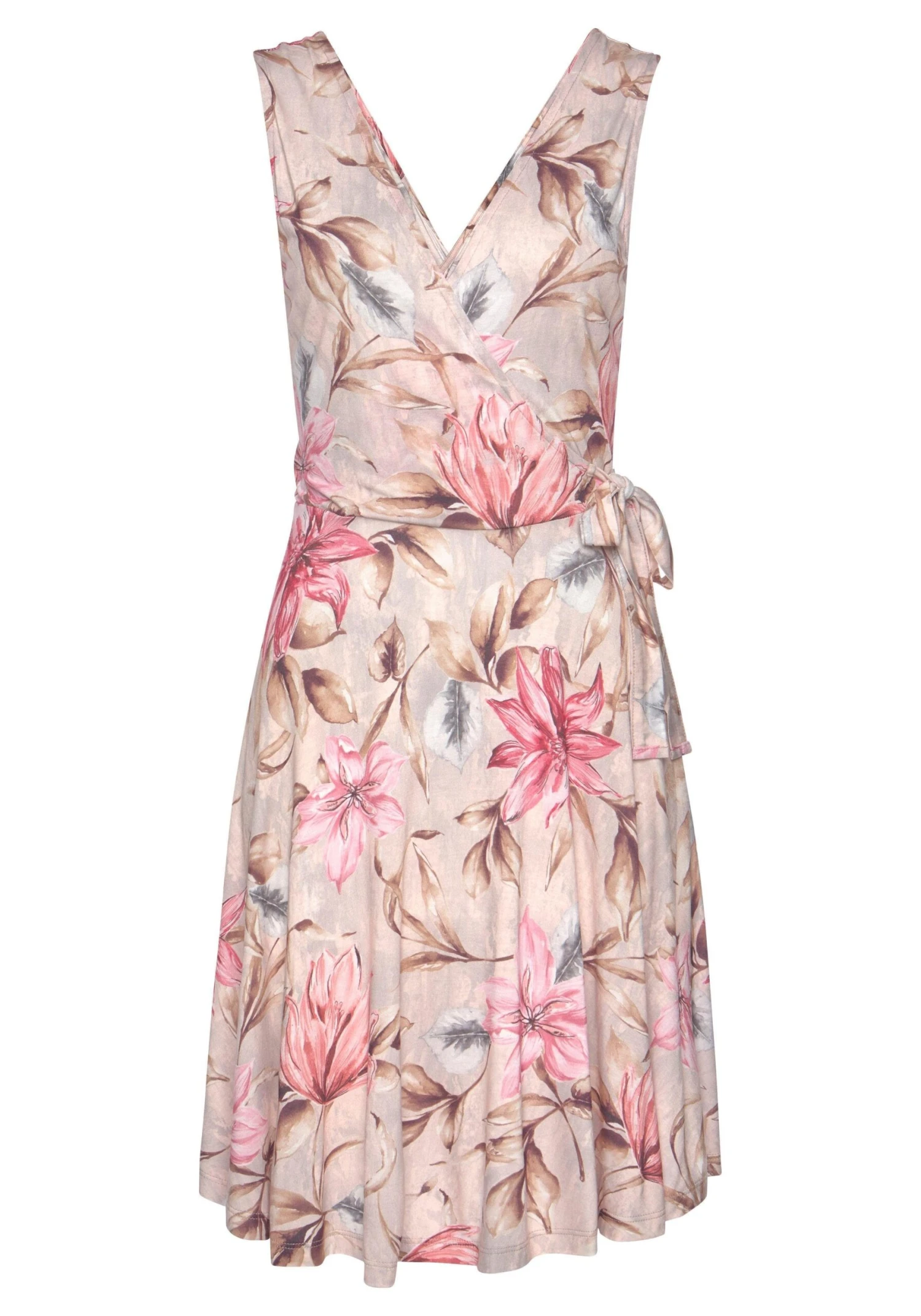 S.Oliver RED LABEL Beachwear Gedessineerde Jurk Met Bindstrik Opzij 4 S.Oliver RED LABEL Beachwear Gedessineerde Jurk Met Bindstrik Opzij - Afbeelding 2