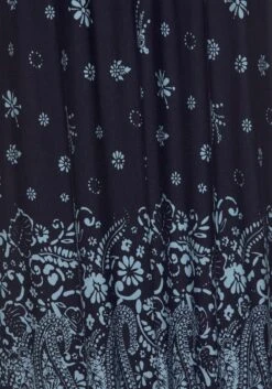 S.Oliver RED LABEL Beachwear Maxi-jurk Met Randprint 26 S.Oliver RED LABEL Beachwear Maxi-jurk Met Randprint -TrendyTijd Verkoop soliver red label beachwear maxi jurk met randprint blauw 5