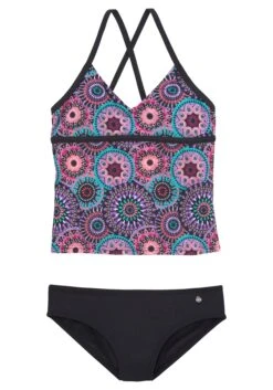 KIDSWORLD Kanten Jurk Met 3/4-mouwen -TrendyTijd Verkoop soliver red label beachwear tankini met coole print paars
