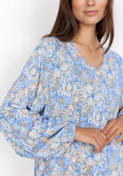 Soyaconcept Gedessineerde Jurk SC-KRAKA 2 22 Soyaconcept Gedessineerde Jurk SC-KRAKA 2 -TrendyTijd Verkoop soyaconcept gedessineerde jurk sc kraka 2 blauw 4