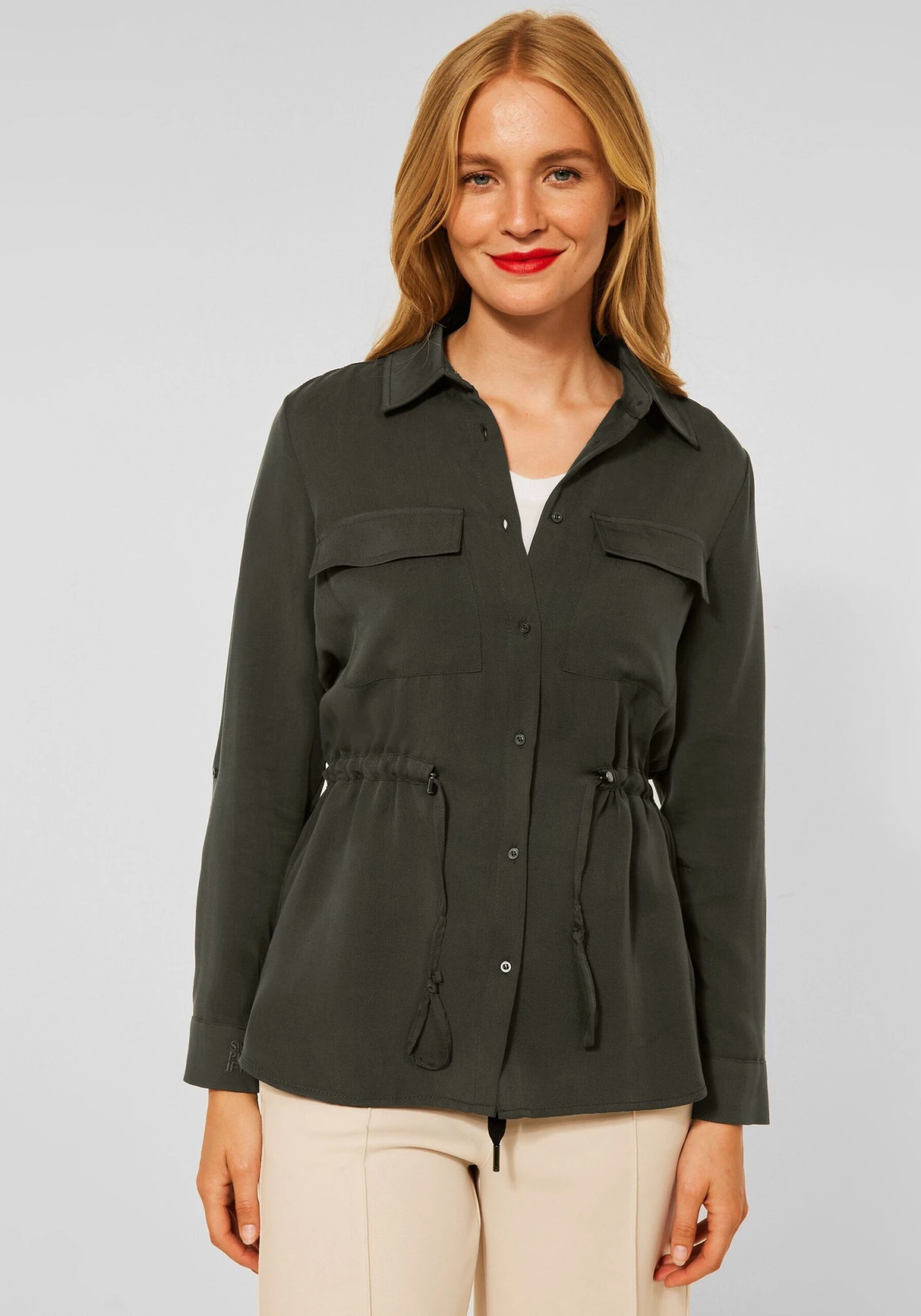 Tommy Hilfiger Curve Jurk Met Overhemdkraag CRV ORG CO SOLID MIDI SHIRTDRESS 16 Tommy Hilfiger Curve Jurk Met Overhemdkraag CRV ORG CO SOLID MIDI SHIRTDRESS - Afbeelding 14