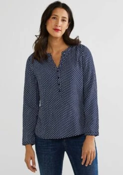 Heine Gedessineerde Jurk Jerseyjurk 32 Heine Gedessineerde Jurk Jerseyjurk -TrendyTijd Verkoop street one blouse zonder sluiting style bamika