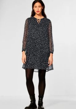 Alessa W. Jurk In A-lijn Gedessineerde Jurk -TrendyTijd Verkoop street one chiffonjurk