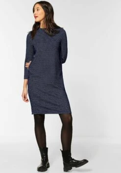 HaILYS Midi-jurk In Wikkellook -TrendyTijd Verkoop street one gedessineerde jurk 1