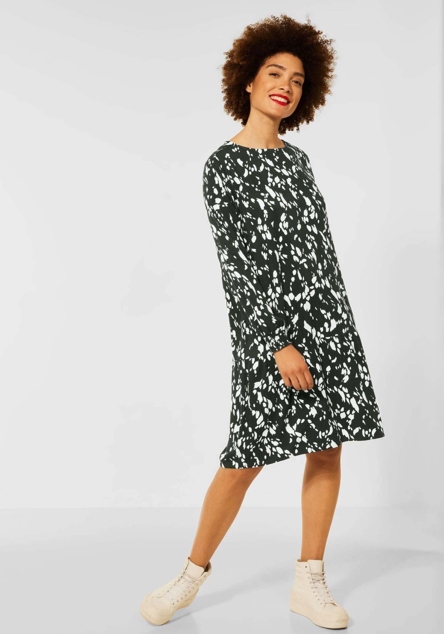 Heine Jerseyjurk Jacquard Jurk 10 Heine Jerseyjurk Jacquard Jurk - Afbeelding 8