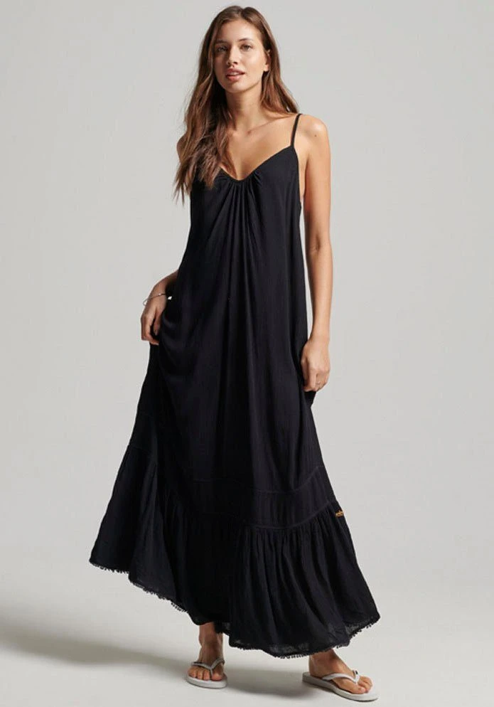 Calvin Klein Curve Maxi-jurk INCLU COTTON STRETCH SLIP DRESS 4 Calvin Klein Curve Maxi-jurk INCLU COTTON STRETCH SLIP DRESS - Afbeelding 2