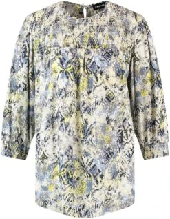 Comma Mini-jurk -TrendyTijd Verkoop taifun gedessineerde blouse 1