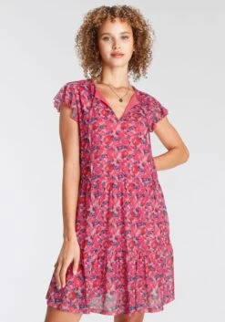 Vero Moda Mini-jurk VMEASY 3/4 SHORT DRESS R1 WVN GA -TrendyTijd Verkoop tamaris jerseyjurk 1