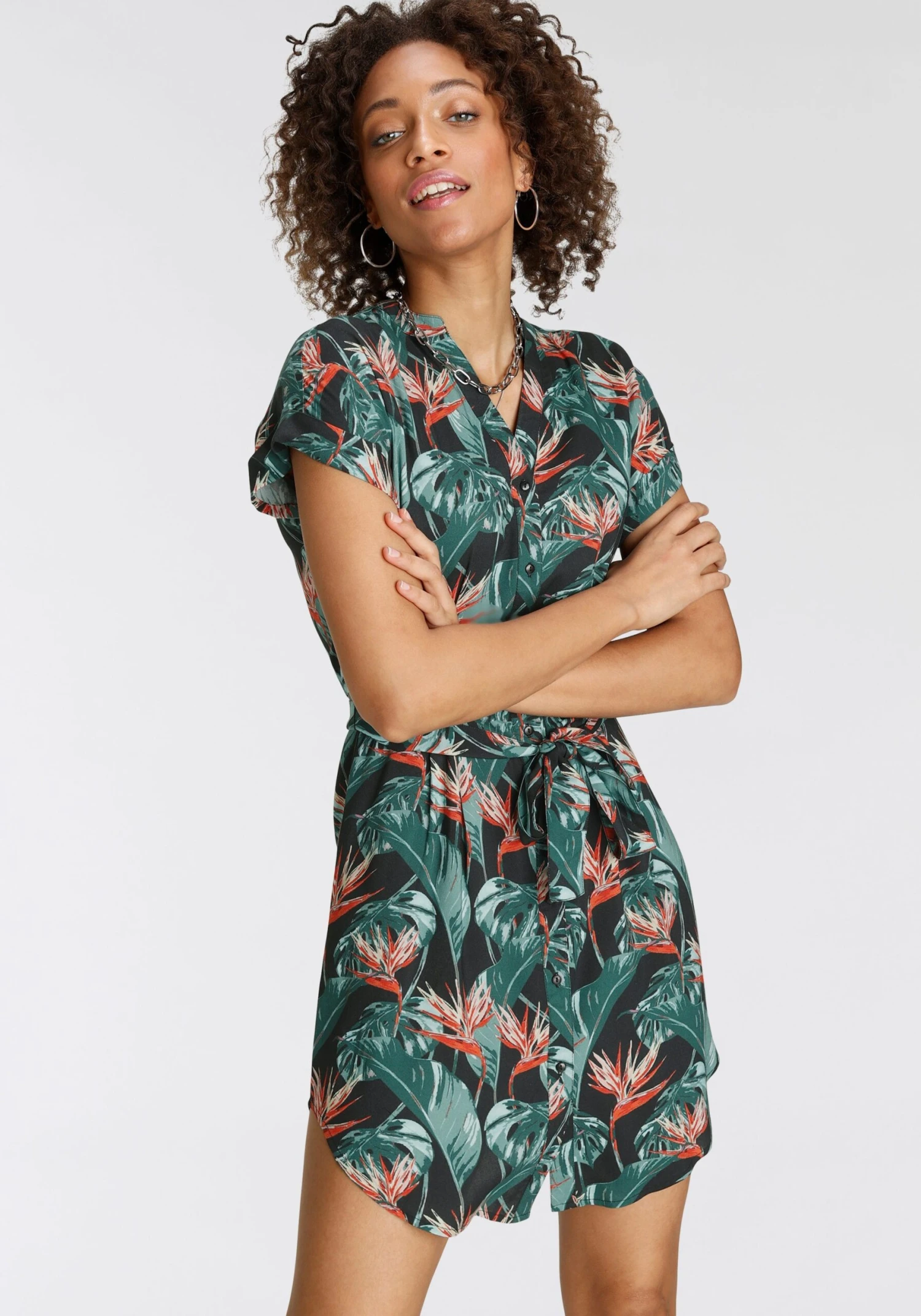 Tamaris Jurk Met Overhemdkraag 6 Tamaris Jurk Met Overhemdkraag - Afbeelding 4